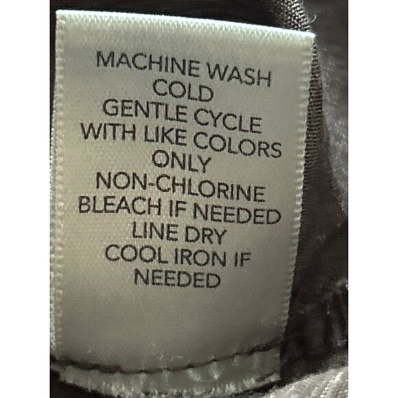 Christopher & Banks Womens Petite Small Short Sleeve V Neck Brown Blouse - Picture 6 of 8